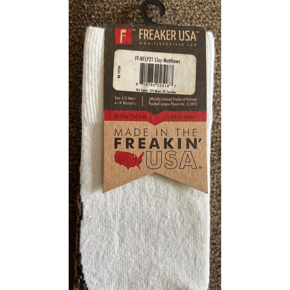 Freaker Feet NWT Clay Matthew's Socks - Picture 3 of 5